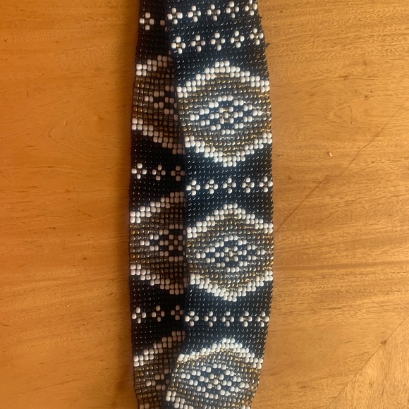 Beautiful handmade beaded belt - Picture 2 of 3
